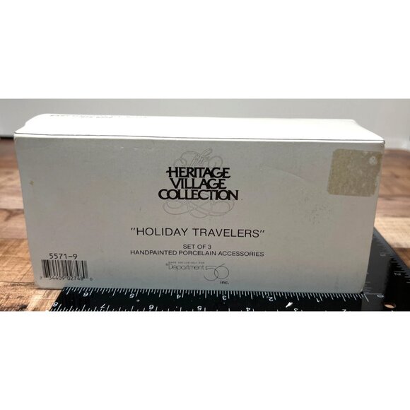 Department 56 Heritage Village Collection "Holiday Travelers" - Picture 4 of 4